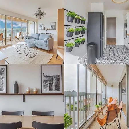 Apartment Luminous Vue Seine- Paris 15min